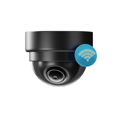 Smart Cctv Camera  3D Illustration