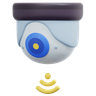 smart surveillance camera emoji 3d