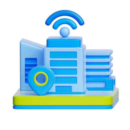 Smart City  3D Icon