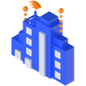 smart city 3d logo