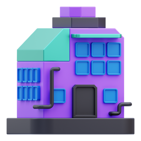 Smart City  3D Icon