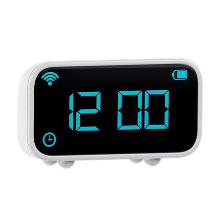 Smart Clock  3D Icon