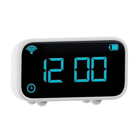 Smart Clock  3D Icon