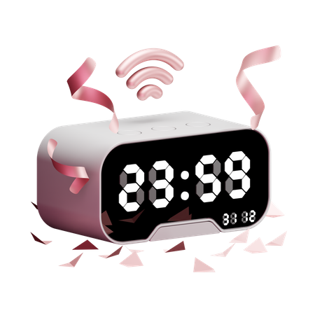 Smart Clock  3D Illustration