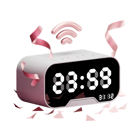 Smart Clock  3D Illustration