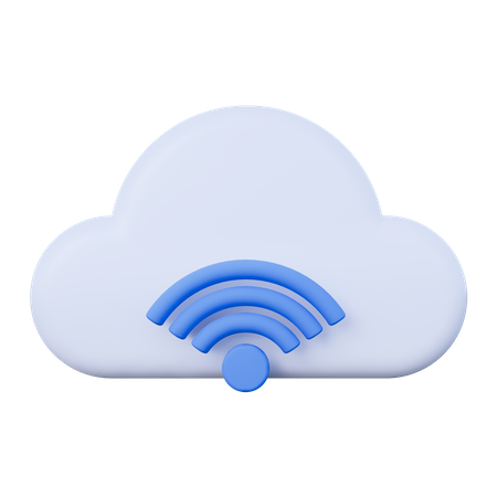 Smart Cloud  3D Icon