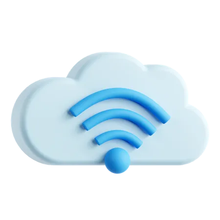 Smart Cloud  3D Icon