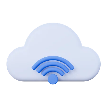 Smart Cloud  3D Icon