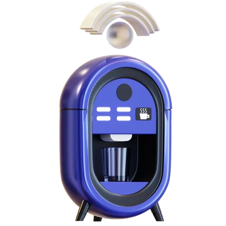 Smart Coffee Machine  3D Icon