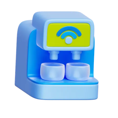 Smart Coffee Machine  3D Icon