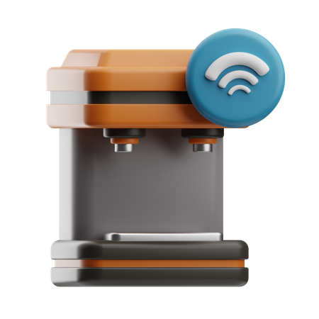 Smart Coffee Maker  3D Icon