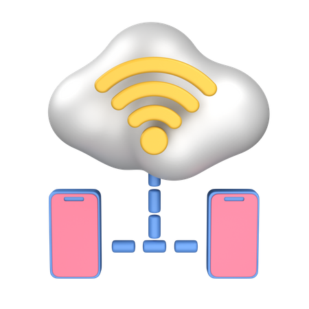 Smart Connection  3D Icon