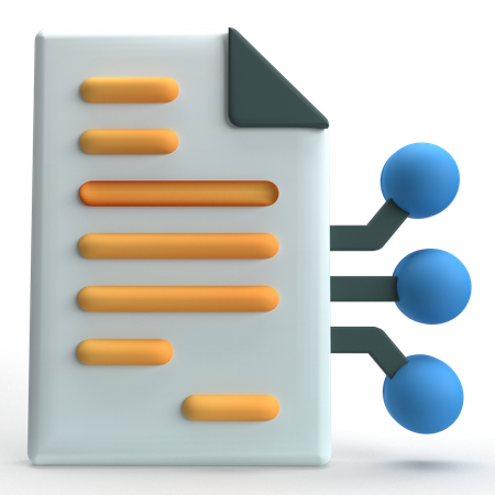 Smart Contract  3D Icon