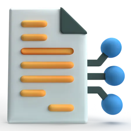 Smart Contract  3D Icon