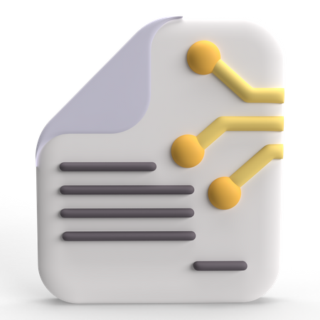 Smart Contract  3D Icon