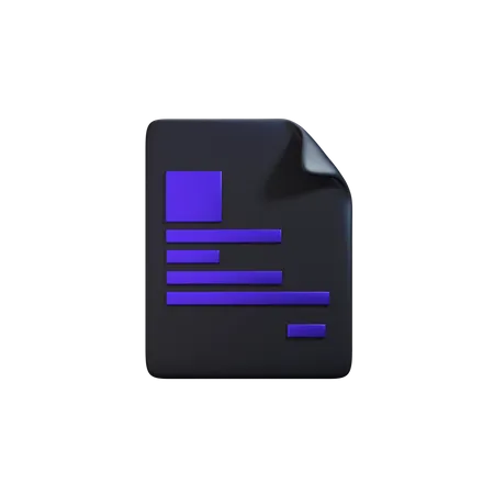 Smart contract front  3D Icon