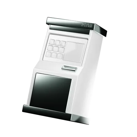 Smart Digital Atm Machine  3D Icon
