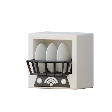 Smart Dishwasher 3D Illustration
