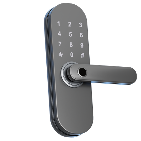 Smart Door  3D Icon