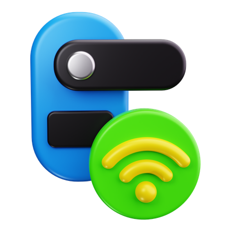 Smart Door  3D Icon