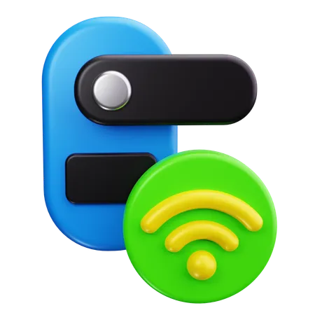 Smart Door  3D Icon