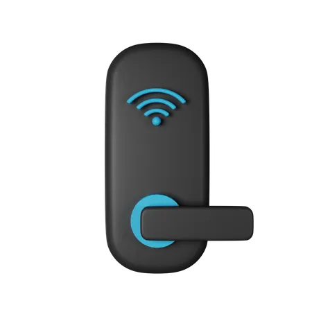 Smart Door  3D Icon