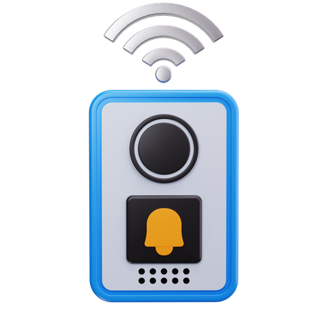 Smart Doorbell  3D Icon