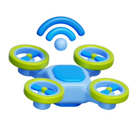 Smart Drone  3D Icon