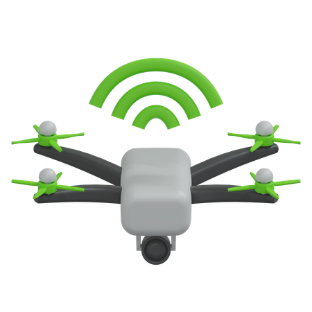 Smart Drone  3D Icon