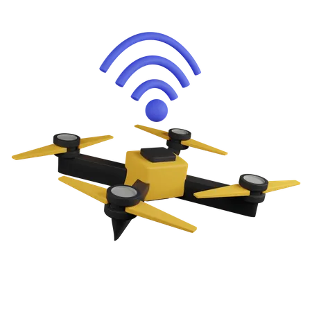 Smart Drone 3 D Icon Contains PNG BLEND GLTF And OBJ Files 3D Icon