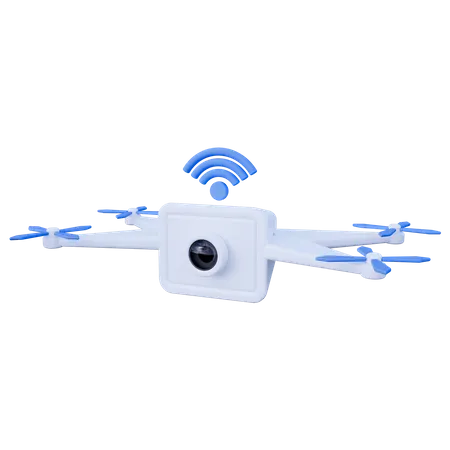 Smart Drone  3D Icon
