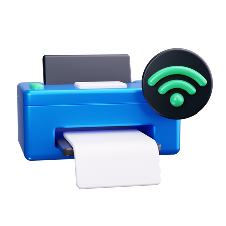 Intelligenter Drucker  3D Icon