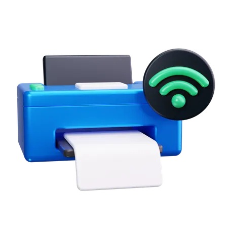 Intelligenter Drucker  3D Icon