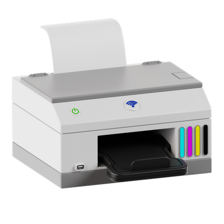 Intelligenter Drucker  3D Icon