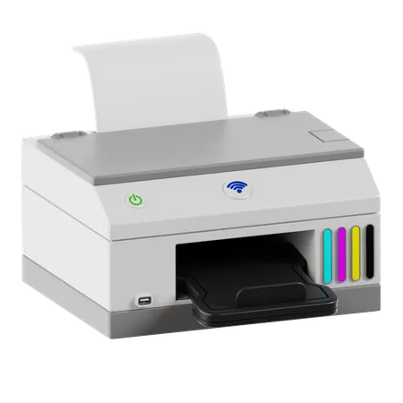 Intelligenter Drucker  3D Icon