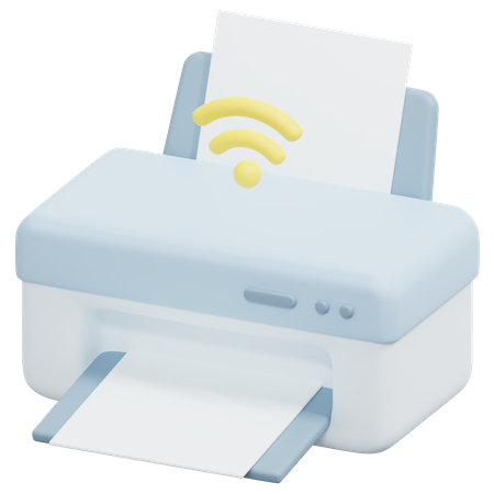 Intelligenter Drucker  3D Icon