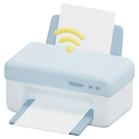 Intelligenter Drucker  3D Icon