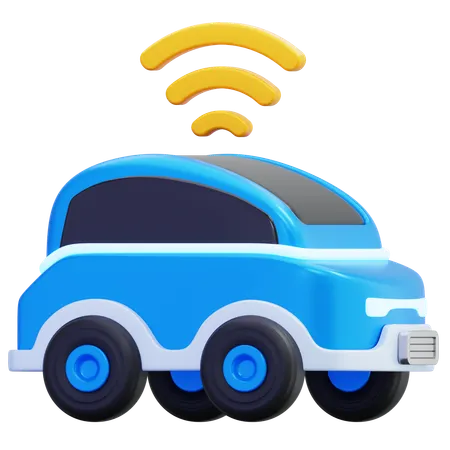 スマート電気自動車  3D Icon