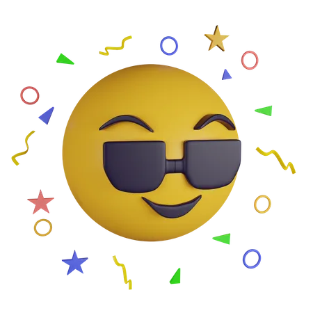 Smart emoji  3D Icon