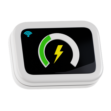 Smart Energy Meter  3D Icon