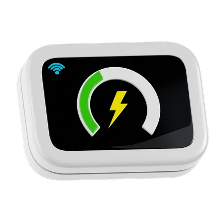 Smart Energy Meter  3D Icon