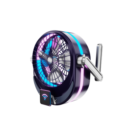 Smart Fan  3D Illustration