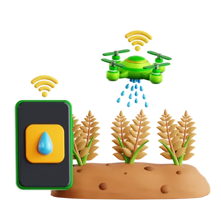 Smart Farm  3D Icon