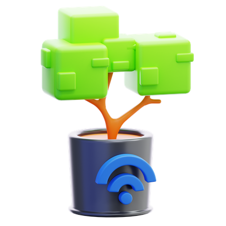 Smart Farm  3D Icon