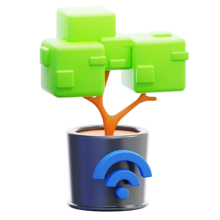 Smart Farm  3D Icon