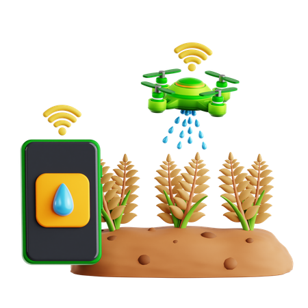 Smart Farm  3D Icon