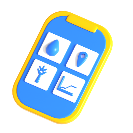 Smart Farm  3D Icon