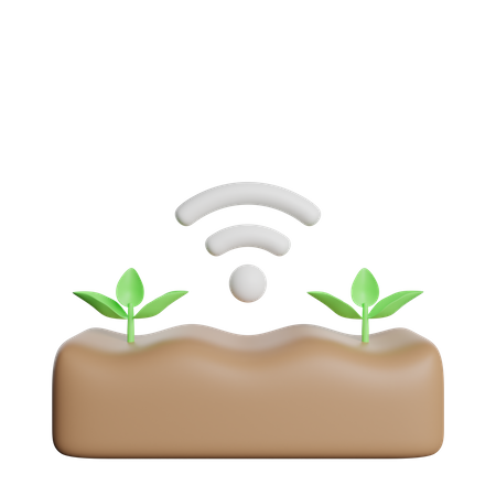 Smart Farm  3D Icon