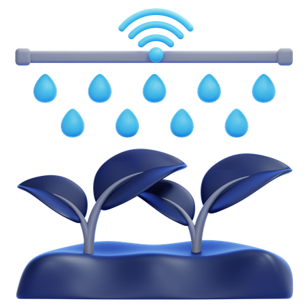 スマート農業  3D Icon