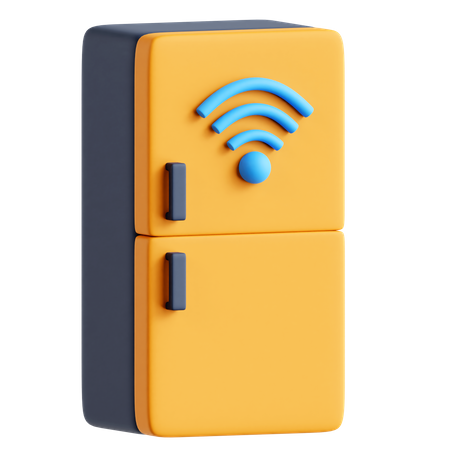 Smart Fridge  3D Icon